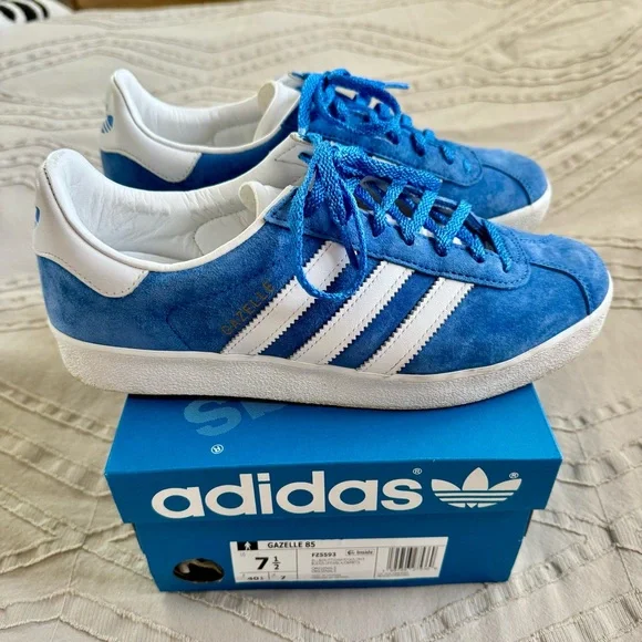 adidas Gazelle 85 Sneakers in Blue Bird - Picture 3 of 8
